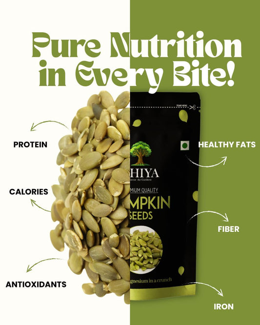 THIYA Premium Pumpkin Seeds, 200g, Rich in Protein and Healthy Fats