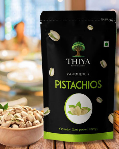 THIYA Premium Pistachios, 200g, High Protein and Fibre Rich Dry Fruits