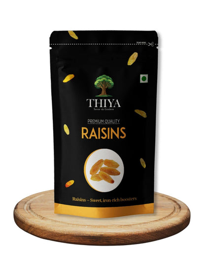 THIYA Premium Raisins, Iron-Rich Dried Fruit, 200g
