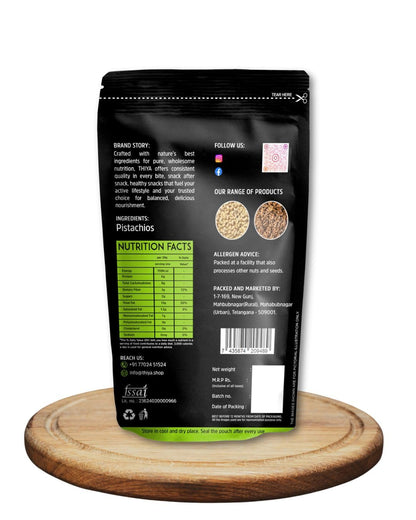 THIYA Premium Pistachios, 200g, High Protein and Fibre Rich Dry Fruits