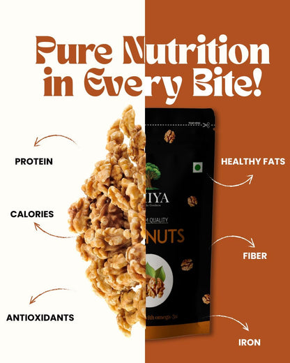 THIYA Premium Walnuts, Brain Fuel with Omega-3s, 200g