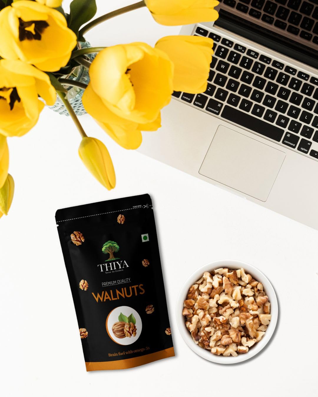 THIYA Premium Walnuts, Brain Fuel with Omega-3s, 200g