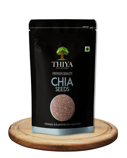 THIYA Premium Chia Seeds, Rich in Omega-3 and Protein, 200g