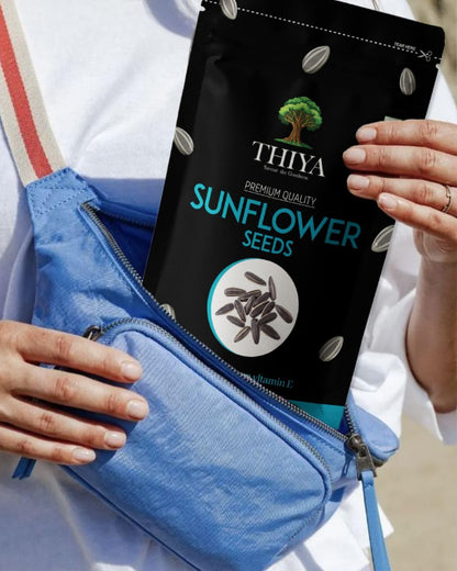THIYA Premium Sunflower Seeds, 200g, Rich in Vitamin E, Healthy Snack